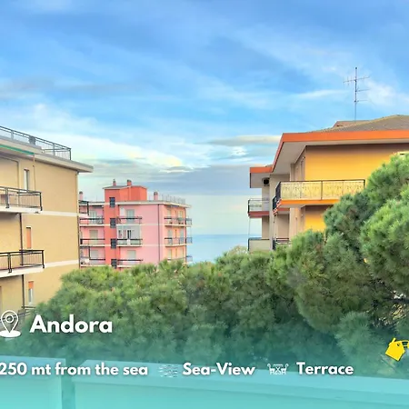 250 Mt Dal Mare - Relax Con Ampio Terrazzo Andora